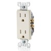 Leviton T5325-TMP 15 Amp 125V Tamper Resistant Decora Duplex Receptacle