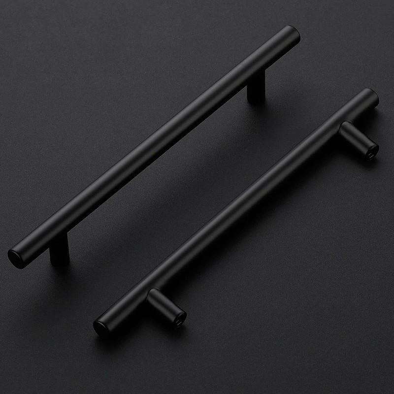 Ravinte 15 Pack Kitchen Cupboard Handles Black Cupboard Handles 160mm