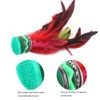 Demeras Handmake Kick Shuttlecock Portable Foot Kick Shuttlecock Light Height