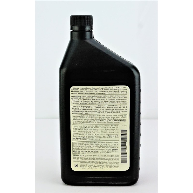 Chrysler Lubricant-Transmission