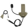 Hearangel Boom Microphone/Ken 2 Pin PTT Kit Compatible with Walker