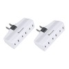 180 Degree Swivel Wall Adapter, 2-Prong Electrical Outlet Splitter, Multiple
