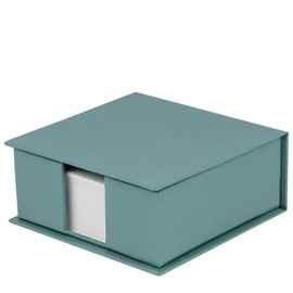 Rössler Papier S.O.H.O. 1312452380 Note Box, Opal, 11 x 11 x 4.6 cm, Pack of 1, Note Box for Approx. 270 Notes 9.5 x 9.5 cm