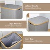 iEGrow Laundry Hamper with Lid, 110L Large Laundry Hamper with