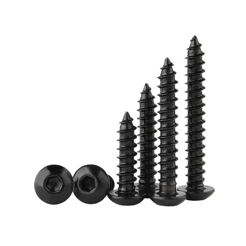 ORANXIN M4 x 12 mm, 50 pieces, carbon steel, round