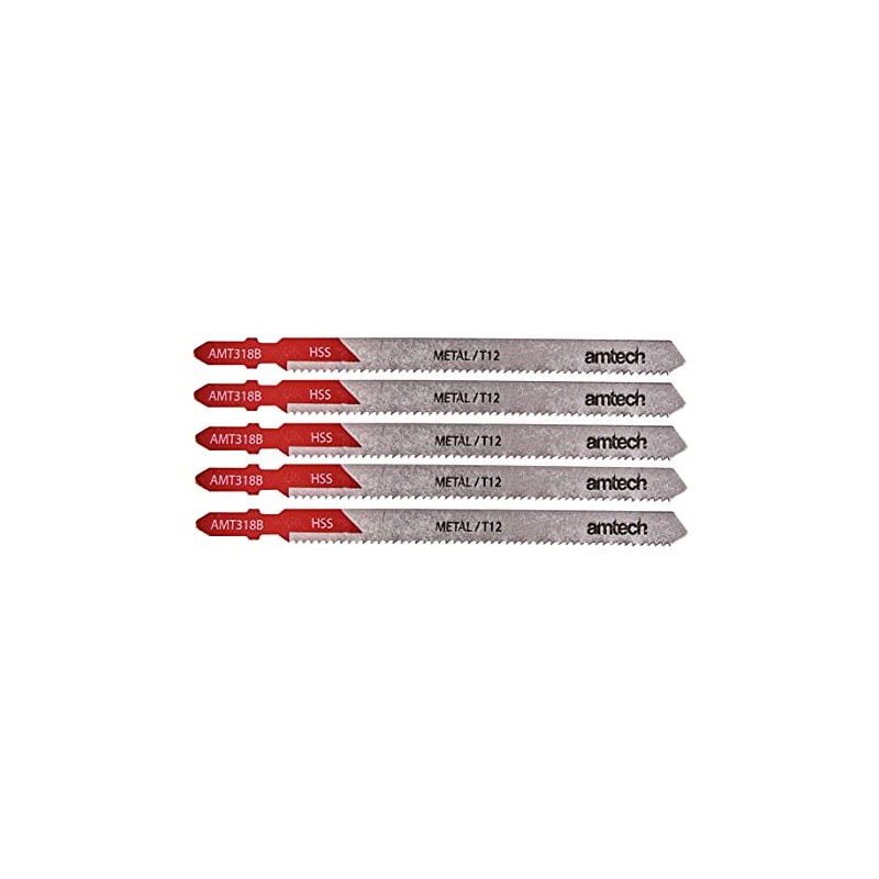 Amtech M1614 5 Piece metal jigsaw blade set (AMT318B)