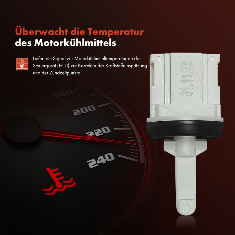 Frankberg Kühlmittelsensor Kühlmitteltemperatur Sensor KühlmitteltemperaturSensor Temperaturgeber Kühlmittel Temperatursensor Kühlmittel Replace#