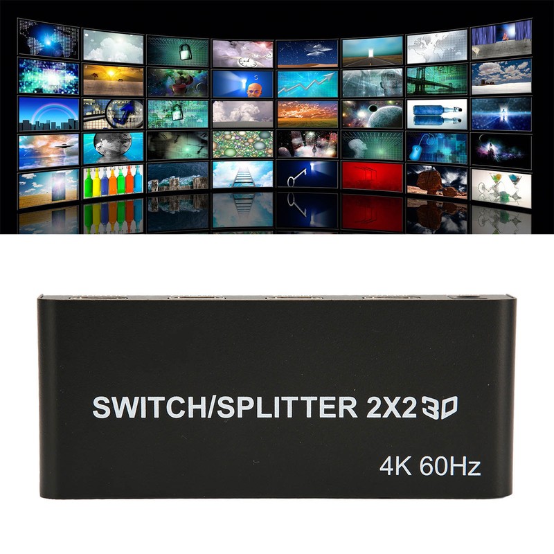 HD Multimedia Interface Switcher 2 in 2 Out 4K HD