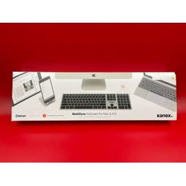 Kanex MultiSync Wireless Keyboard Mac iOS Bluetooth Sync 4 Devices K166-1102 NEW