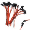 DEVMO 10 Pairs 15cm Long JST SM 2Pins Plug Male