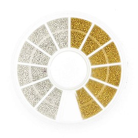 Manicura MIXTA Decoraciones DE UÑAS DIY CUENTAS CUENTAS DE Manicura Manicura DIY Decoraciones DE Uñas CUENTAS Decoración DE Manicura CUENTAS PERLAS CAVIAR CUENTAS DE ORO PLATA