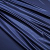 HommxJF Navy Blue Satin Pillowcases with Zipper （20x26）,Standard Size Pillowcases