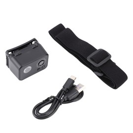 Headlamp Camera 3W LED 1080P 2MP Smart Sensor Headlamp Wearable Camera 1000mAh with Headband for Night Adventure