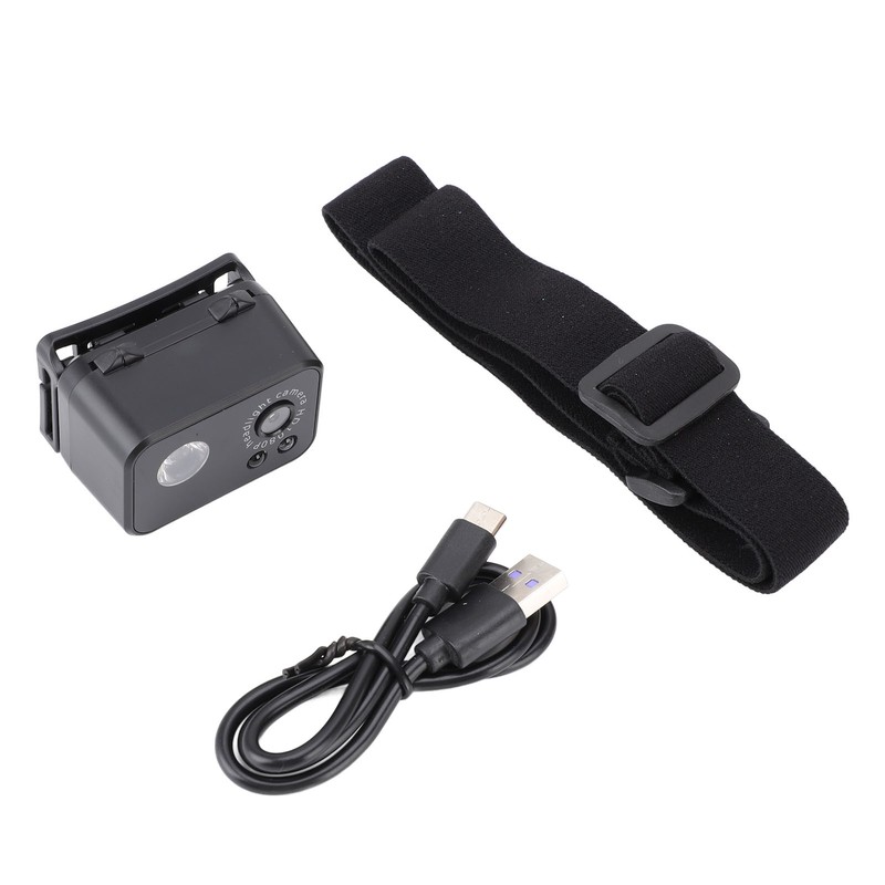 Headlamp Camera 3W LED 1080P 2MP Smart Sensor Headlamp Wearable