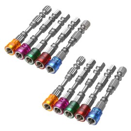 Bestgle 10Pcs 1/4 Inch Hex Shank Magnetic Phillips Screwdriver Bit Set Cross Screw Electric Power Drivers Bits - PH2
