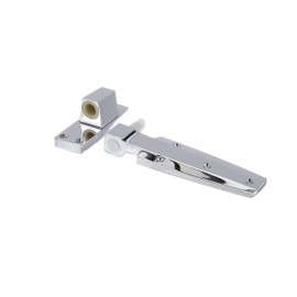 1-3/8" Offset Polished Chrome Cam-Rise Lift-Off Walk-in Door Hinge - 1245 Reversible Hinge for Freezers, Cabinets and Refrigerators