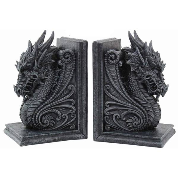 Pacific Trading Dragon Bookend Set