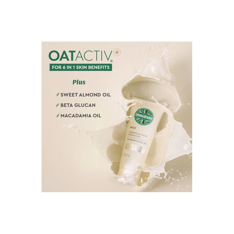 DermaVeen Hydrating Facial Moisturiser 75mL