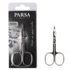 Precise, fine professional nail scissors with tower tip, manicure tip,