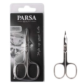 Precise, fine professional nail scissors with tower tip, manicure tip, made in Germany, Solingen quality, made of rust-proof stainless steel by Parsa