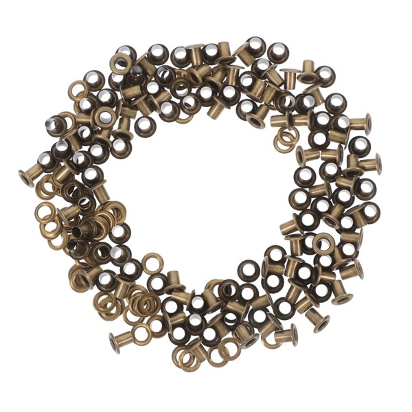 Operitacx Grommet Kit for Diverse Projects 100 Pcs Metal Eyelet