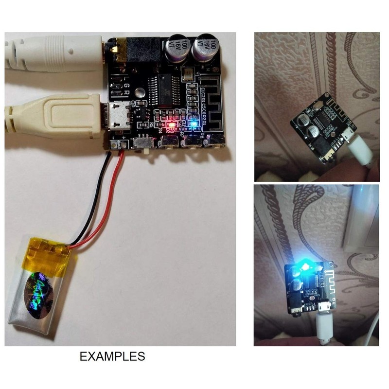 Bluetooth 5.0 Audio Receiver Module Board for Stereo Wireless Sound