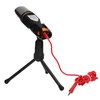 Condenser Computer Microphone Wired Stereo 3.5mm Audio with Stand Recording