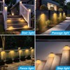 Peasur 6 Packs Solar Outdoor Lights Motion Sensor Solar Security