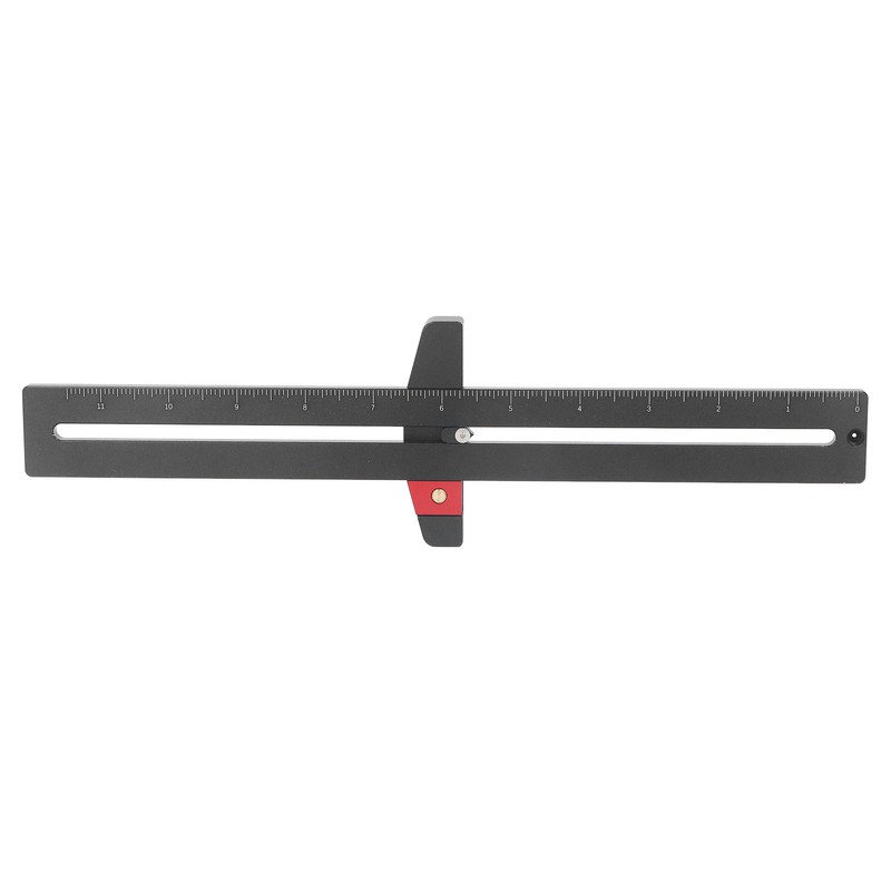 Woodworking Scriber Ruler Tool Aluminum Alloy for Marking Line Layout