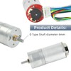 XiaoR GEEK 2Pcs Gear Motor with Encoder DC 12V 100RPM