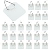 Hitefu 25 Pcs Adhesive Picture Hanger, Sticky Foamboard Picture Hooks