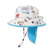 Baby Sonnenhut Kleinkind Sommermütze UV Schutz UPF 50 Verstellbarer Fischerhut