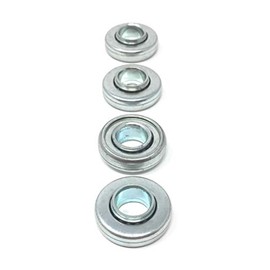 Pack of 4 Durable Roller Shutter Ball Bearings LO28 for Roller Shutters 28 mm / 12 mm