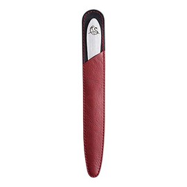 Handsawa File Nail File Shiny Case Red