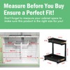 ARSTPEOE Under Sink Organizer - 2 Packs Multi-Purpose Pull-Out Storage
