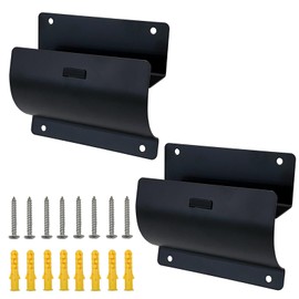 Happyiren Ladder Hooks for Garage Storage, Heavy Duty Ladder Bracket Wheelbarrow Hanger, Versatile Wall-Mounted Holder for Folding Chairs Stroller Wheelchair Bicycle Organization - 2 Pack