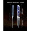 SANMUZUO 3.5 Inch Paring Knife - Kitchen Fruit Peeling Knife