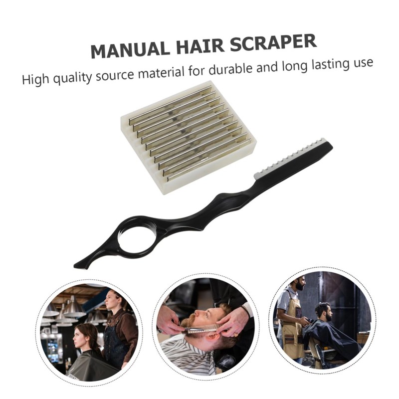 Baluue 1 Set Hair Styling Thinning Razor with Replacement Blades