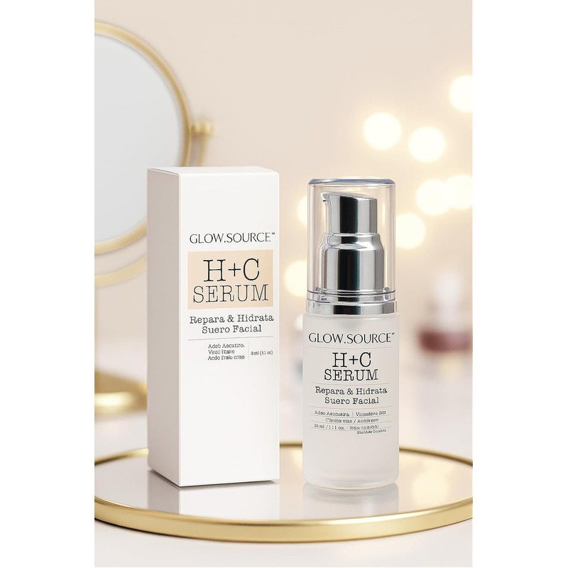 HC Serum. Suero Facial con vitamina C, Vitamina E, Ácido