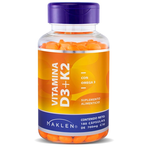 D3 + K2 | Vitamina D3 + K2 con Omega