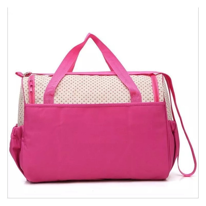 Yooshi Set 5 Bolsas Pañalera Mochila Viaje Moderna Y Cambiador