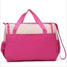 Yooshi Set 5 Bolsas Pañalera Mochila Viaje Moderna Y Cambiador Bebe