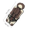 Children Safety Seat Simple Car Portable Seat Foldable Adjustable Strap