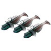 Wurmbaden 3 Rubber Fish Predator Trout Pike Bait Koppe Groppe