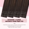 Sweetmet 3rd-Generation Invisible Tape in Hair Extensions Human Hair #2/6/18