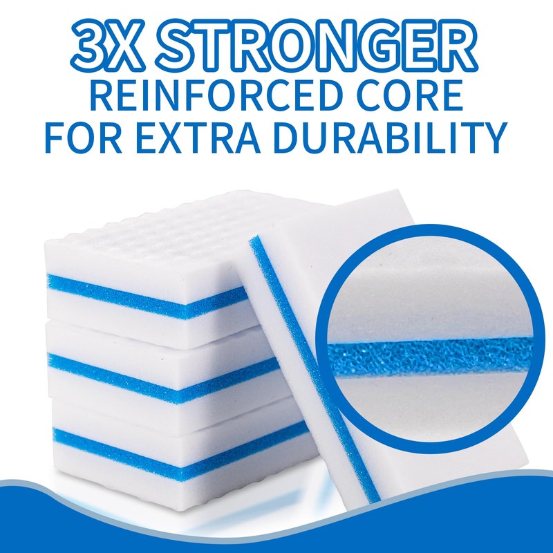 M. Neat Upgrade Melamine Sponge, 20 Pack Extra Thick More