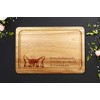 Cat Wooden Chopping Board 30 x 20 cm