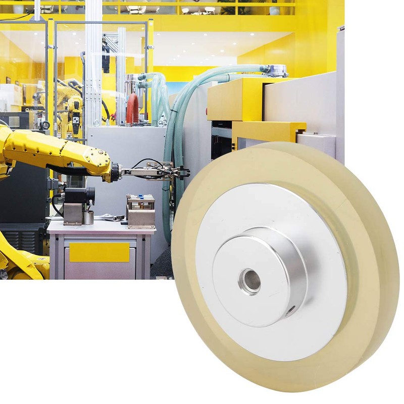 Fafeicy Encoder Measuring Wheel, Durable Non-Slip Polyurethane Rotary Encoder Wheel