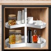 Frienda 2 Pcs Lazy Susan Shelf Liners - Non Adhesive,