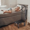 WHOMEC Step Stool with Handle for Elderly-Bed Stools with Adjustable